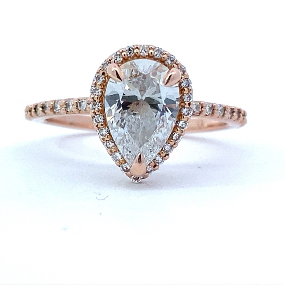 7.5 rose gold custom wedding ring